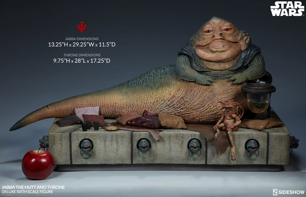 Sideshow 1/6 Jabba the Hutt & Throne Deluxe Figure Set image 4