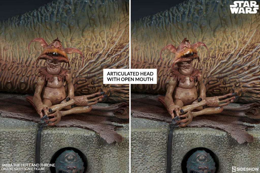 Sideshow 1/6 Jabba the Hutt & Throne Deluxe Figure Set image 6
