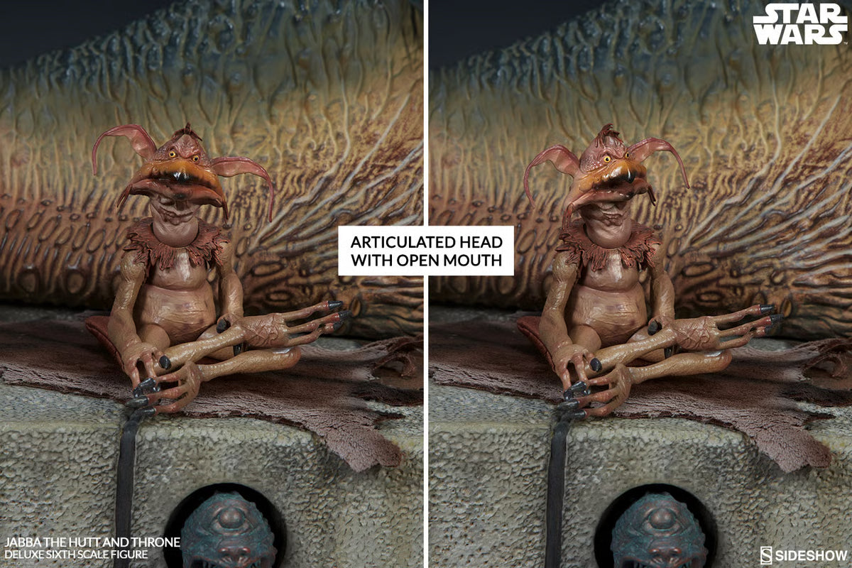 Sideshow 1/6 Jabba the Hutt & Throne Deluxe Figure Set image 6