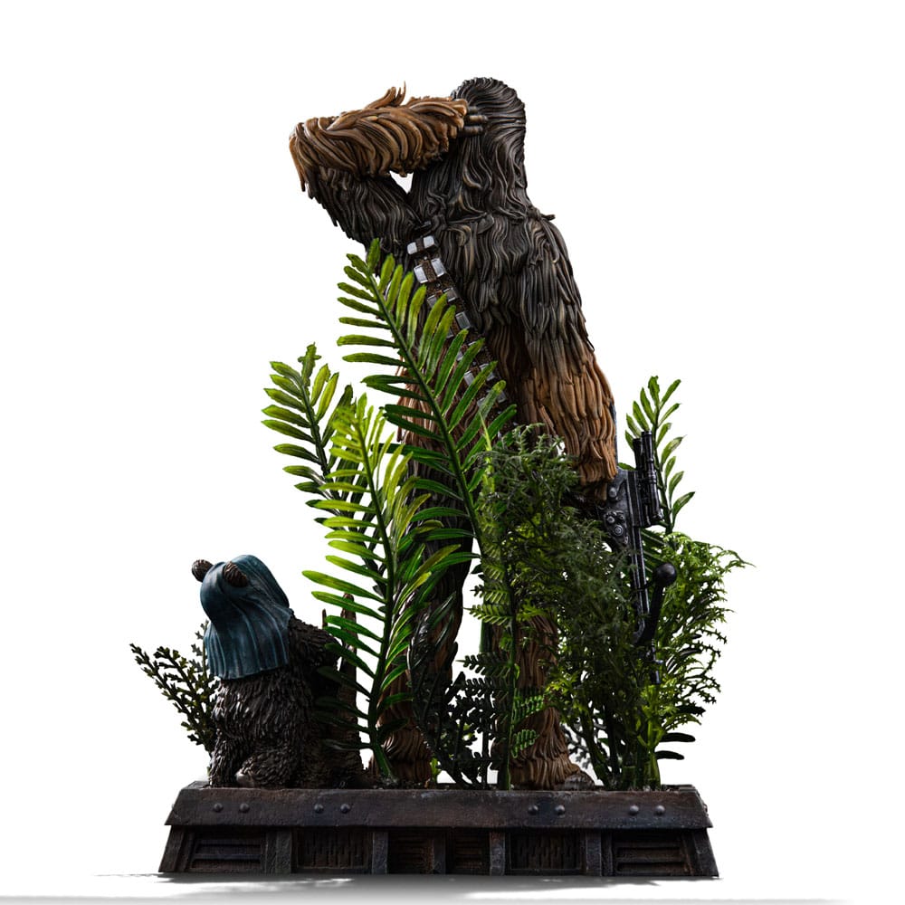 Star Wars Episode VI Art Scale Statue 1/10 Chewbacca and Tokkat 22 cm image 2
