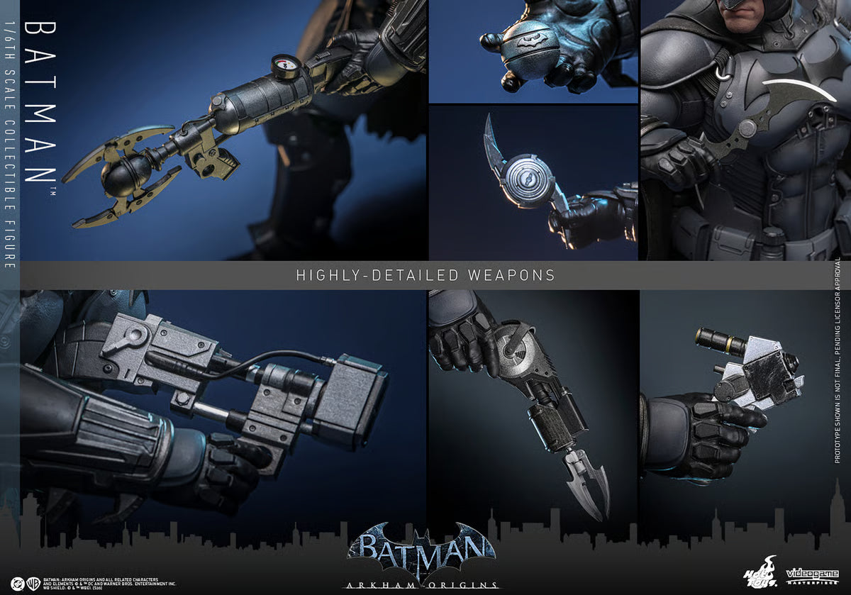 Hot Toys 1/6 Batman - Batman Arkham Origins .  Video Game Masterpiece image 8