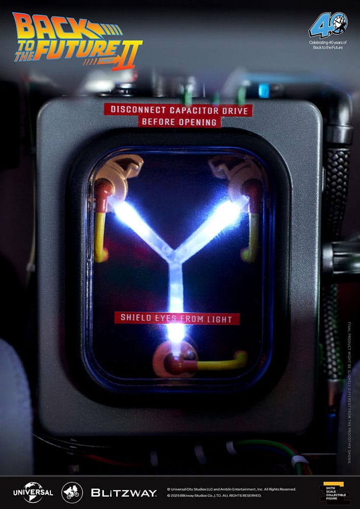 Back to the Future II Premium UMS vehicle 1/6 Time Machine 74 cm image 6