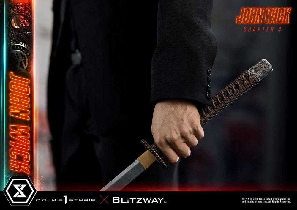 John Wick Chapter 4 Ultimate Premium Masterline Series Statue 1/4 John Wick Delu image 8