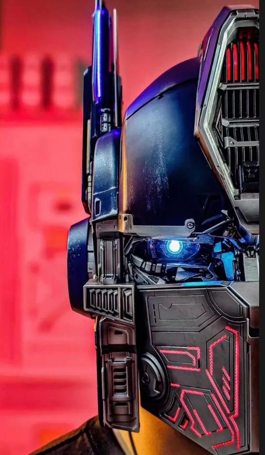 Killerbody Transformers Optimus Prime Wearable Helmet image 2