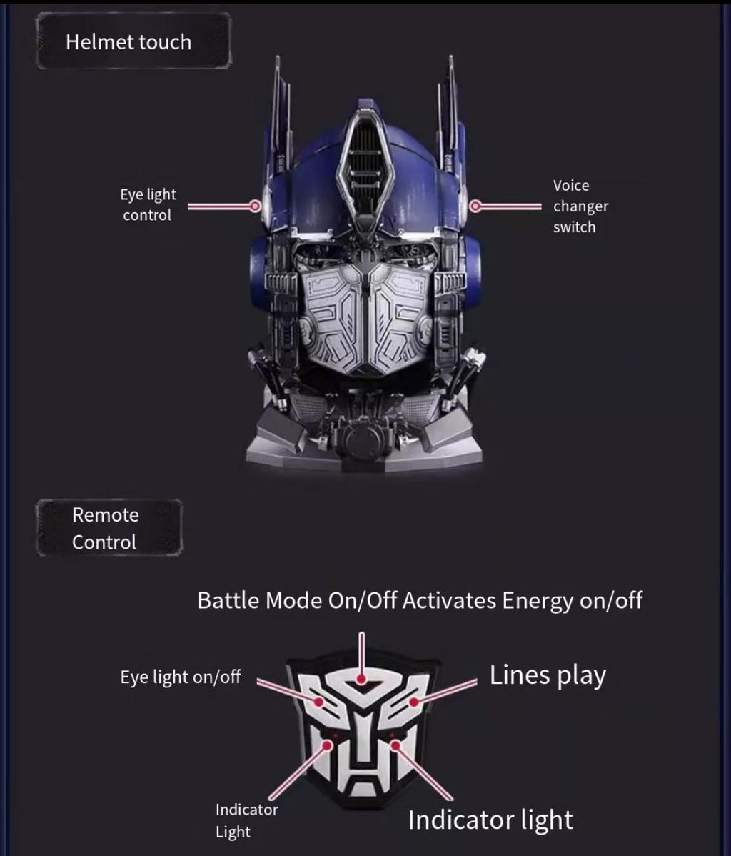 Killerbody Transformers Optimus Prime Wearable Helmet image 5