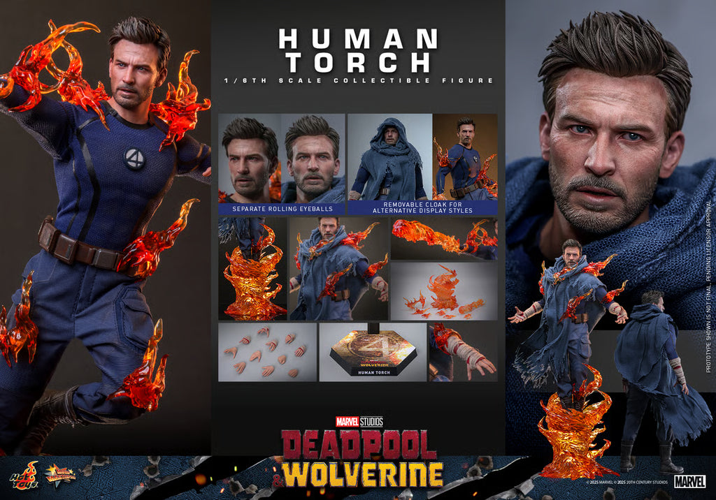 Hot Toys 1/6 Human Torch - Deadpool & Wolverine image 7