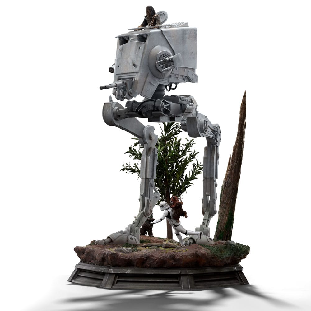 Star Wars Demi Art Scale Statue 1/20 AT-ST and Chewbacca 53 cm image 4