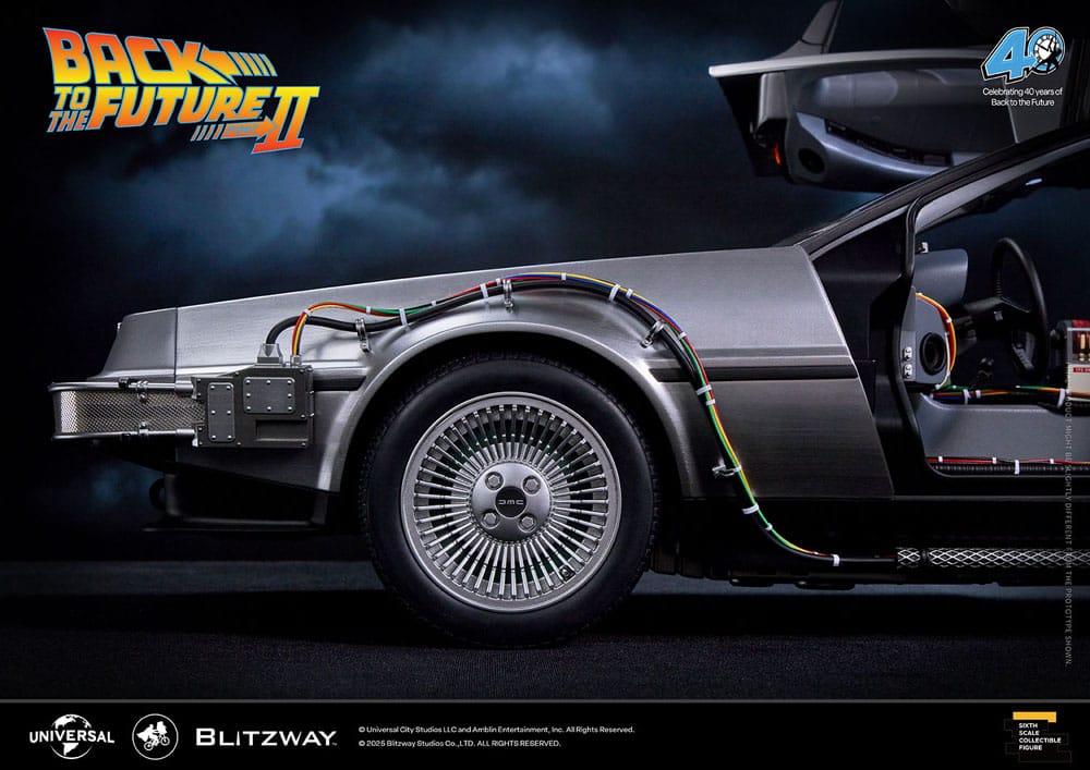 Back to the Future II Premium UMS vehicle 1/6 Time Machine 74 cm image 2