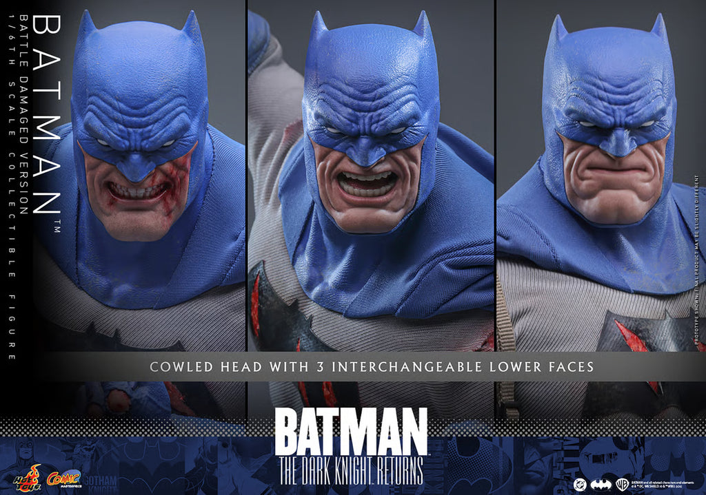 Hot Toys 1/6 Batman Battle Damaged - Batman The Dark Knight Returns image 3