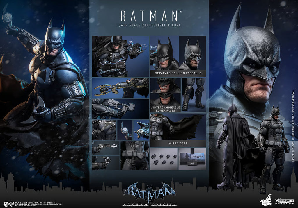 Hot Toys 1/6 Batman - Batman Arkham Origins .  Video Game Masterpiece image 4
