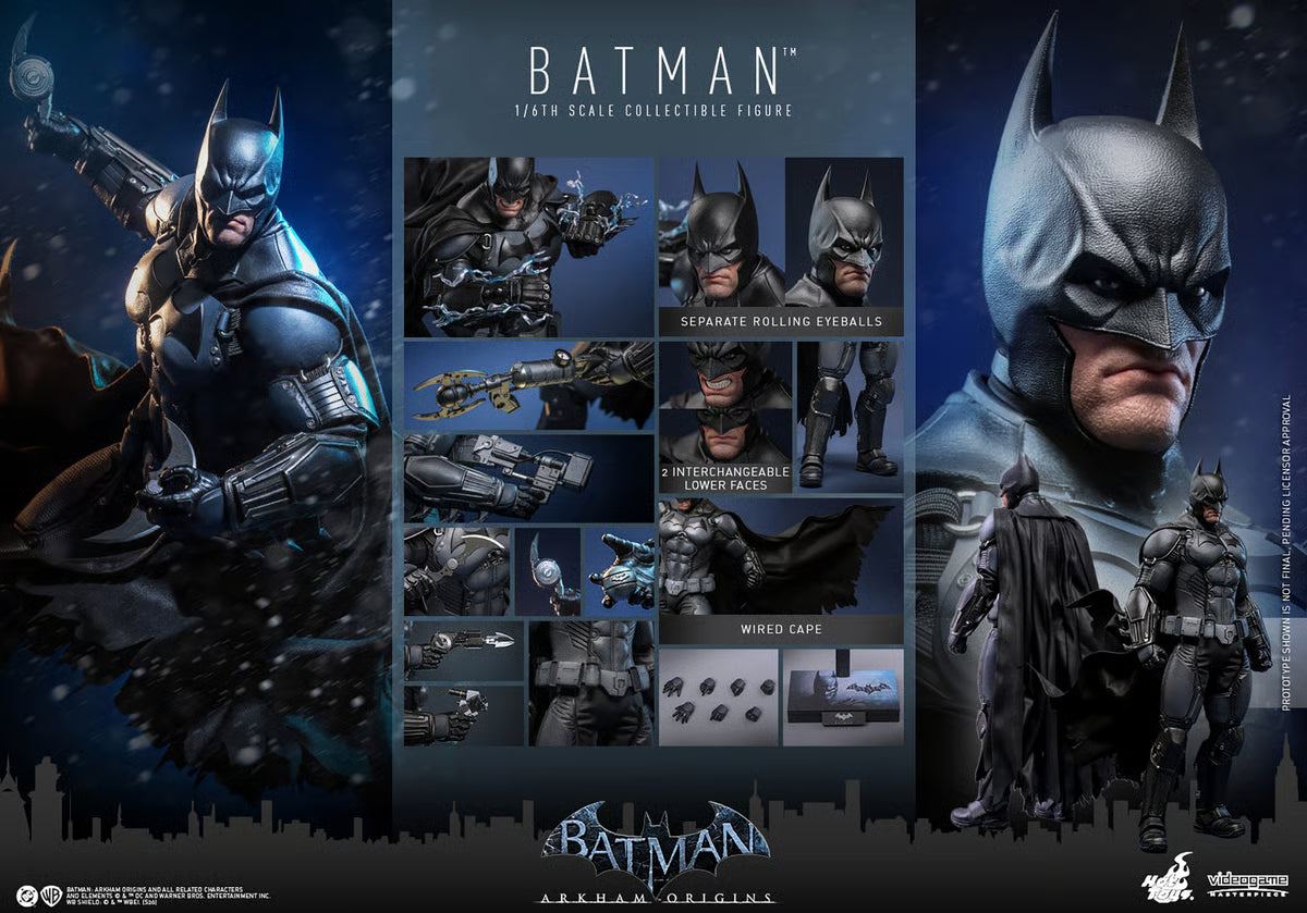 Hot Toys 1/6 Batman - Batman Arkham Origins .  Video Game Masterpiece image 4
