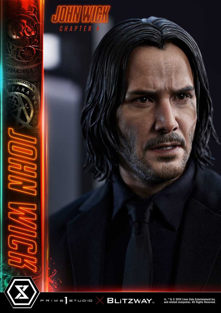 John Wick Chapter 4 Ultimate Premium Masterline Series Statue 1/4 John Wick Delu image 7