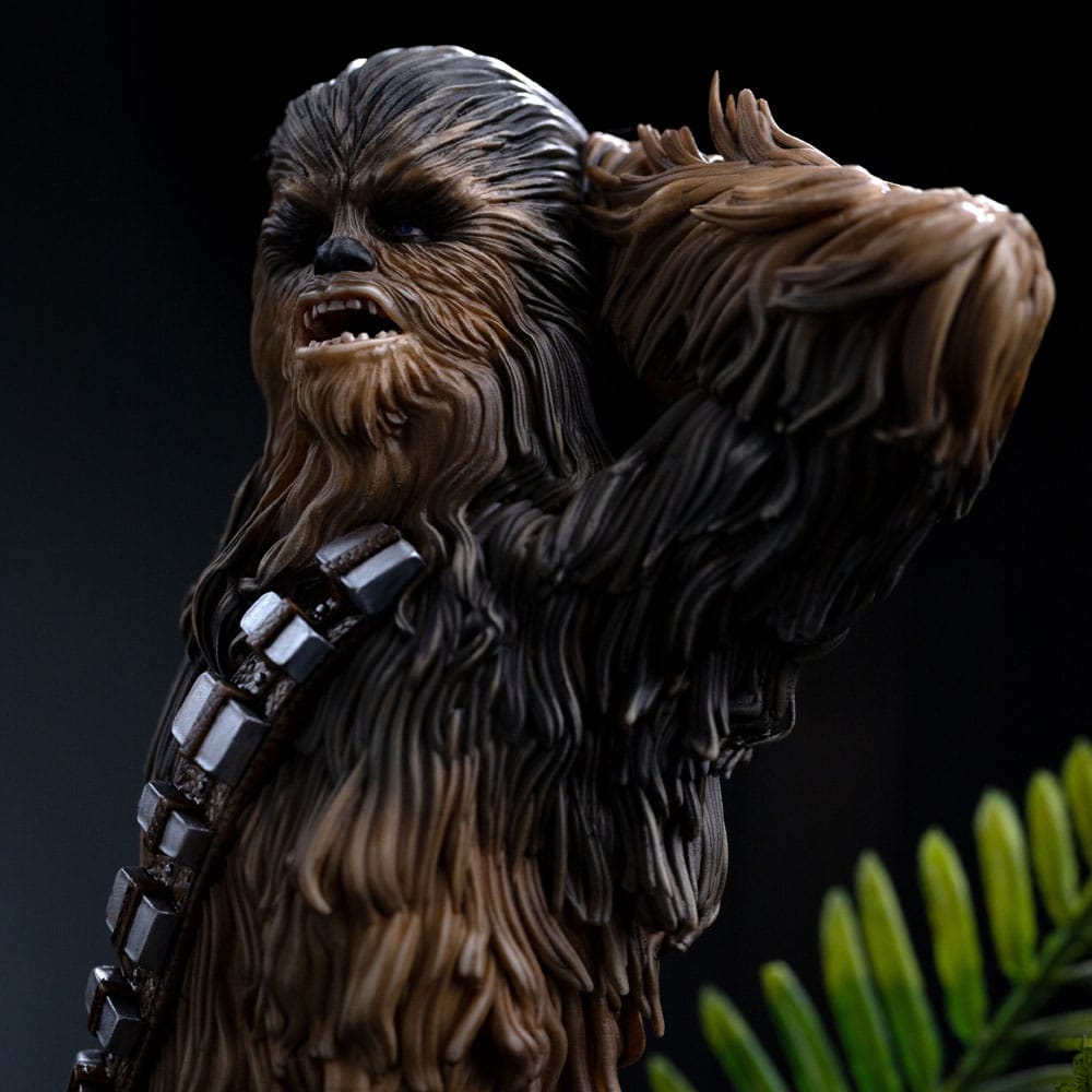 Star Wars Episode VI Art Scale Statue 1/10 Chewbacca and Tokkat 22 cm image 10