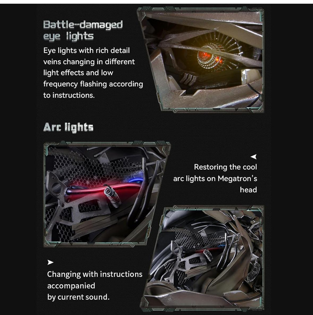 Killerbody Transformer Megatron Interactive Wearable Helmet image 4