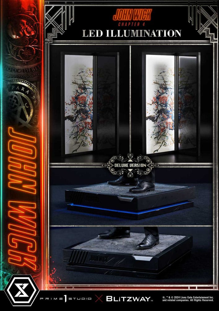 John Wick Chapter 4 Ultimate Premium Masterline Series Statue 1/4 John Wick Delu image 3