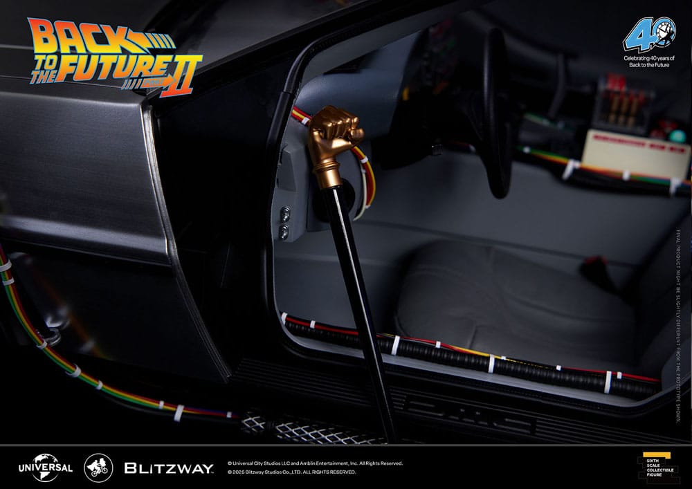 Back to the Future II Premium UMS vehicle 1/6 Time Machine 74 cm image 5
