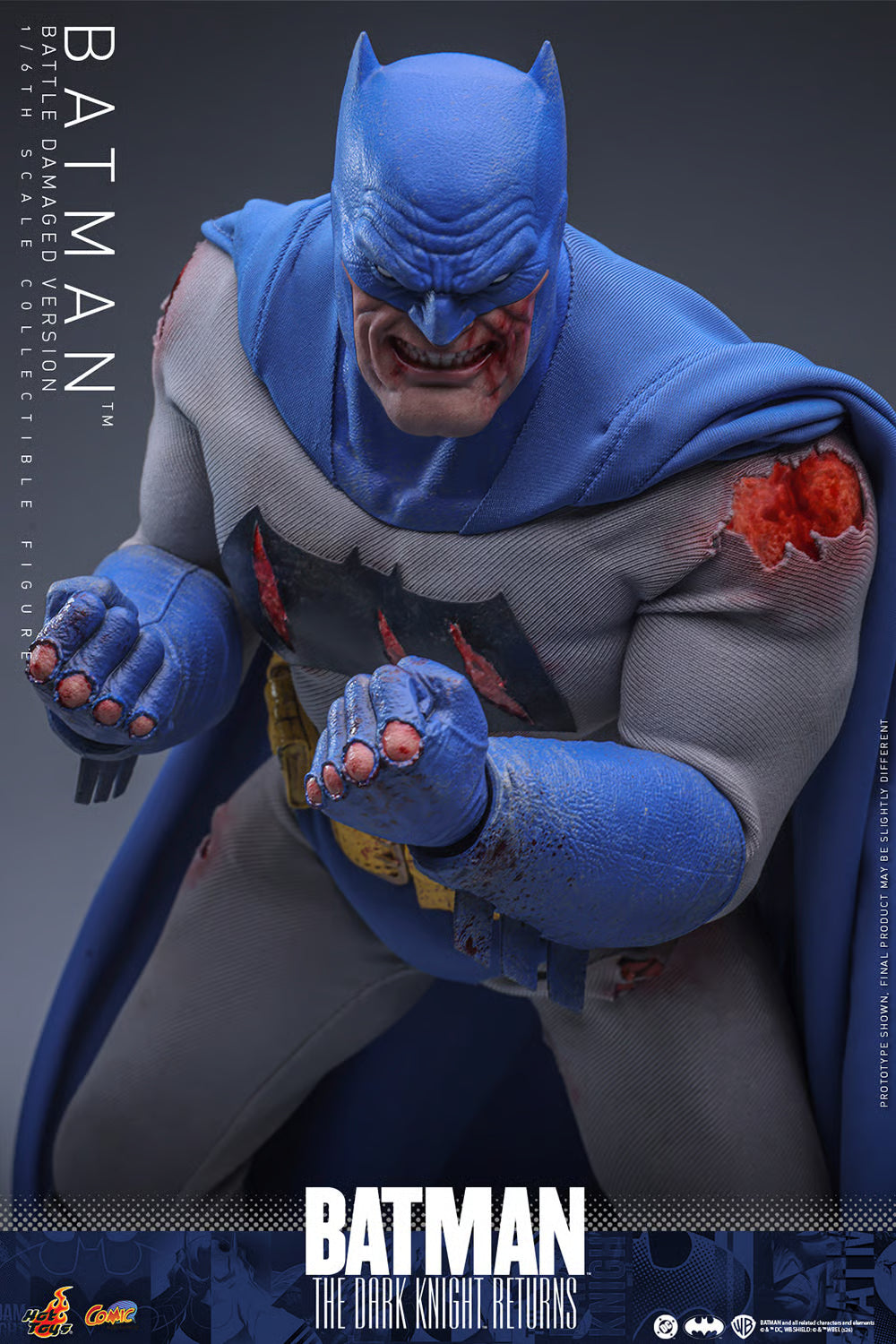 Hot Toys 1/6 Batman Battle Damaged - Batman The Dark Knight Returns image 1