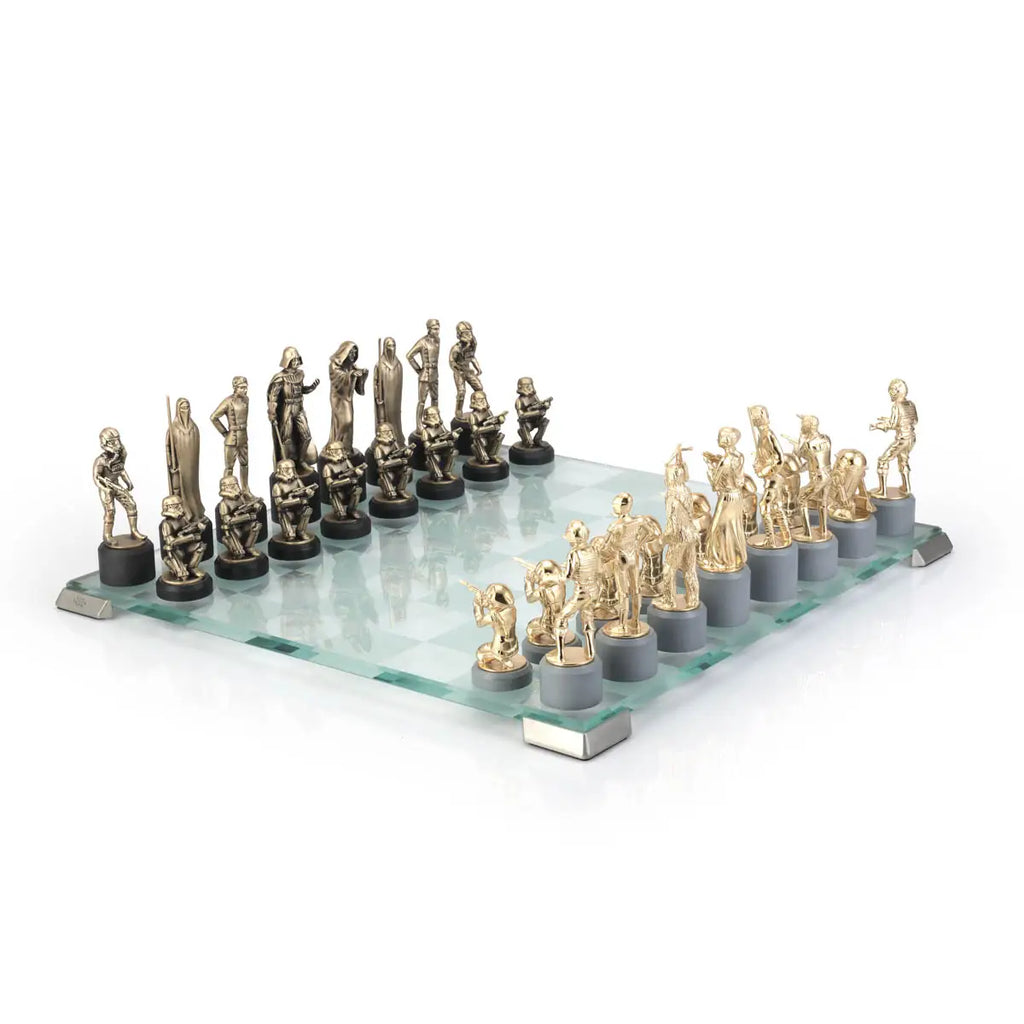 Limited Edition Star Wars Gilt Classic Chess Set