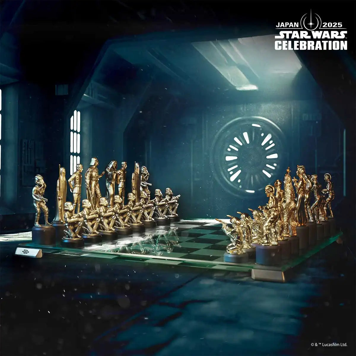 Limited Edition Star Wars Gilt Classic Chess Set