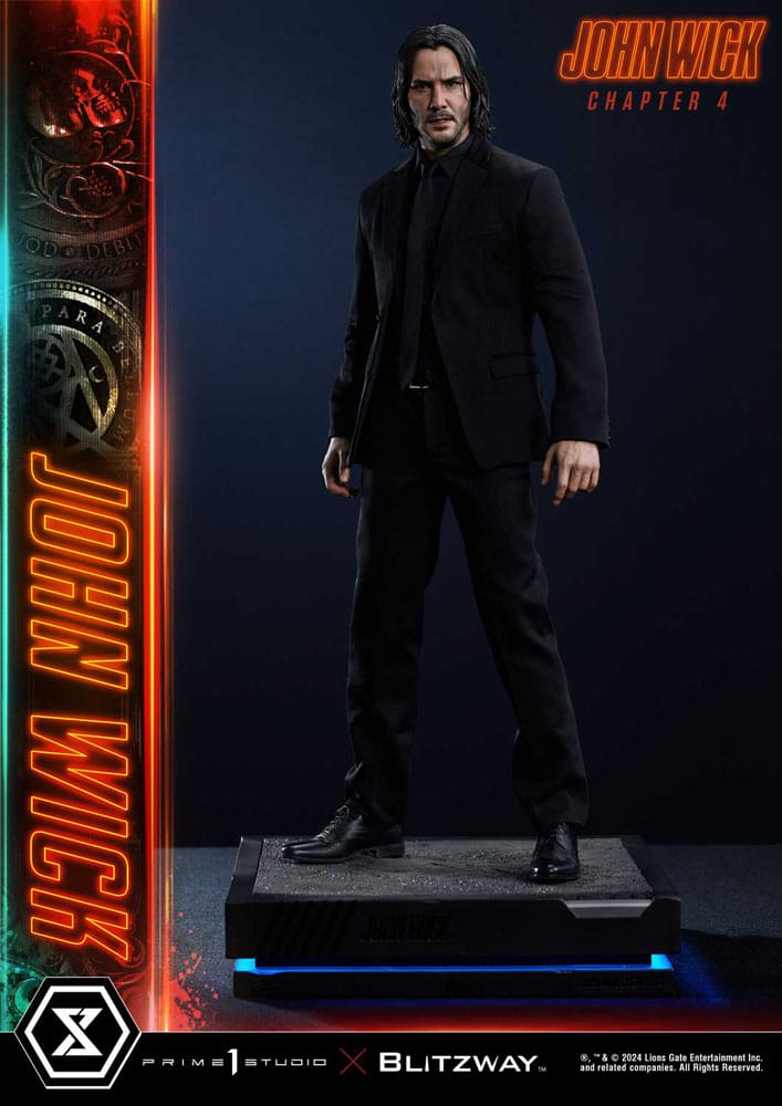 John Wick Chapter 4 Ultimate Premium Masterline Series Statue 1/4 John Wick Delu image 4