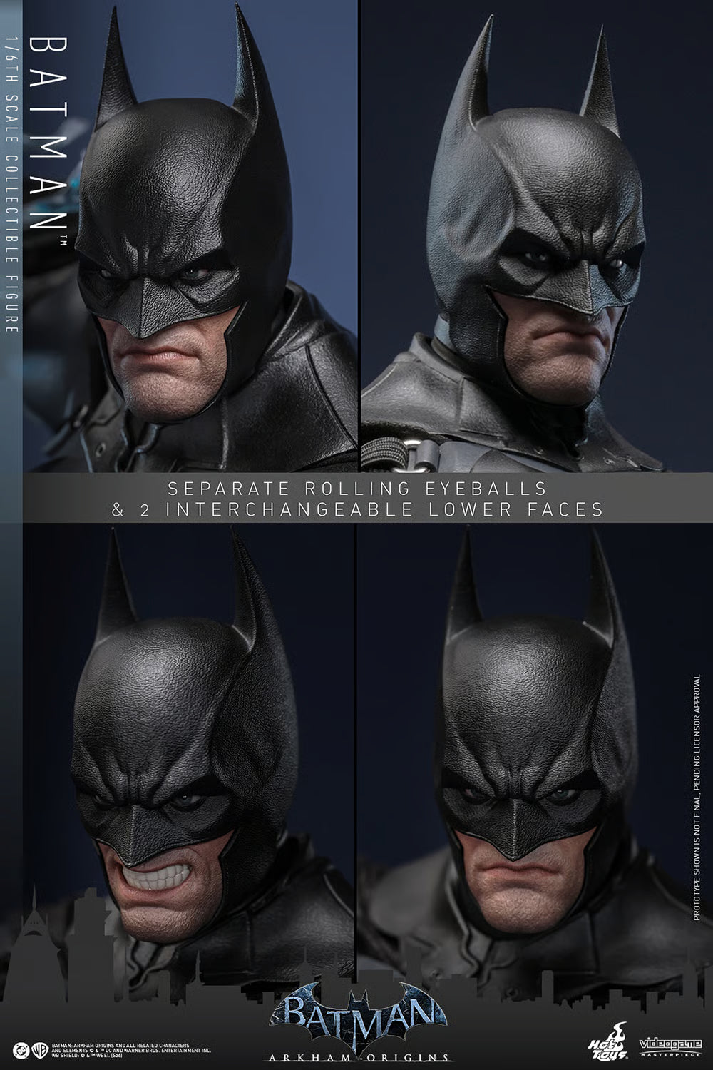 Hot Toys 1/6 Batman - Batman Arkham Origins .  Video Game Masterpiece image 2
