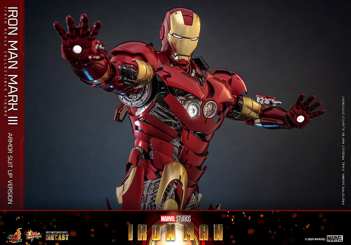 Hot Toys 1/6 Iron Man Mark III - Armor Suit Up Version image 2