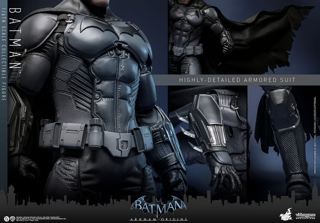 Hot Toys 1/6 Batman - Batman Arkham Origins .  Video Game Masterpiece image 6
