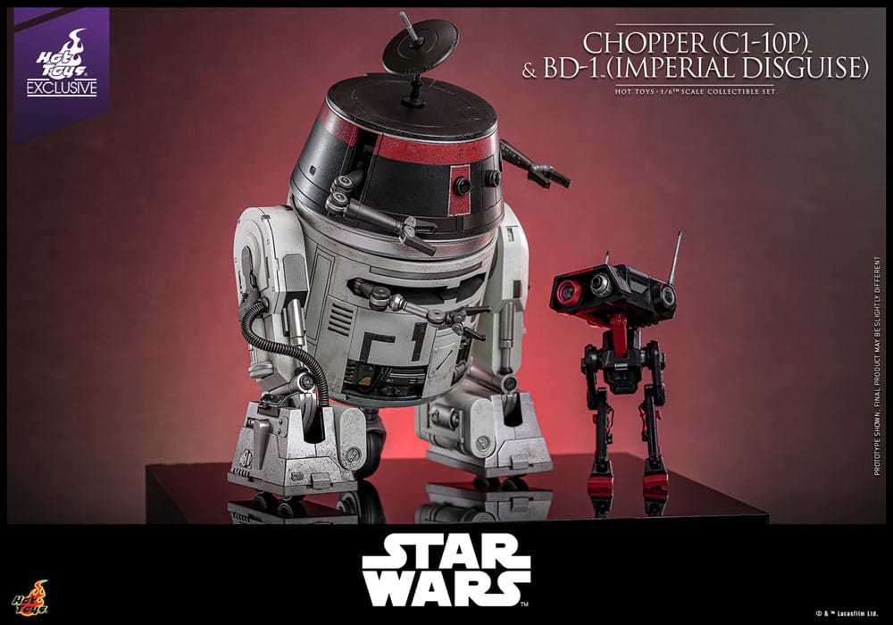 Star Wars Action Figure Set 1/6 Chopper (C1-10P™) & BD-1™ (Imperial Disguise) 18 image 1