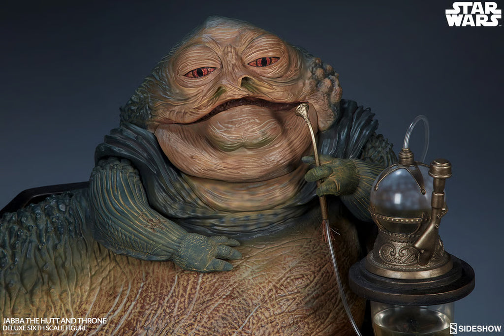 Sideshow 1/6 Jabba the Hutt & Throne Deluxe Figure Set image 1