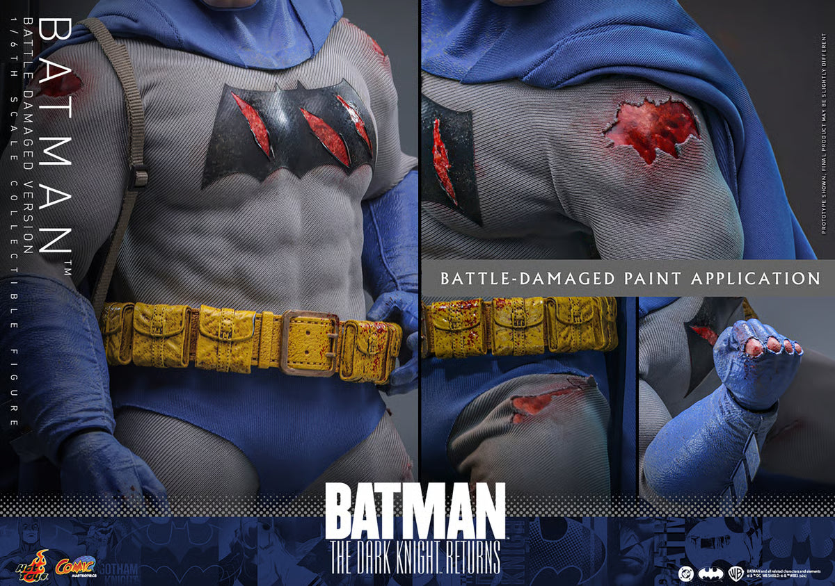 Hot Toys 1/6 Batman Battle Damaged - Batman The Dark Knight Returns image 5