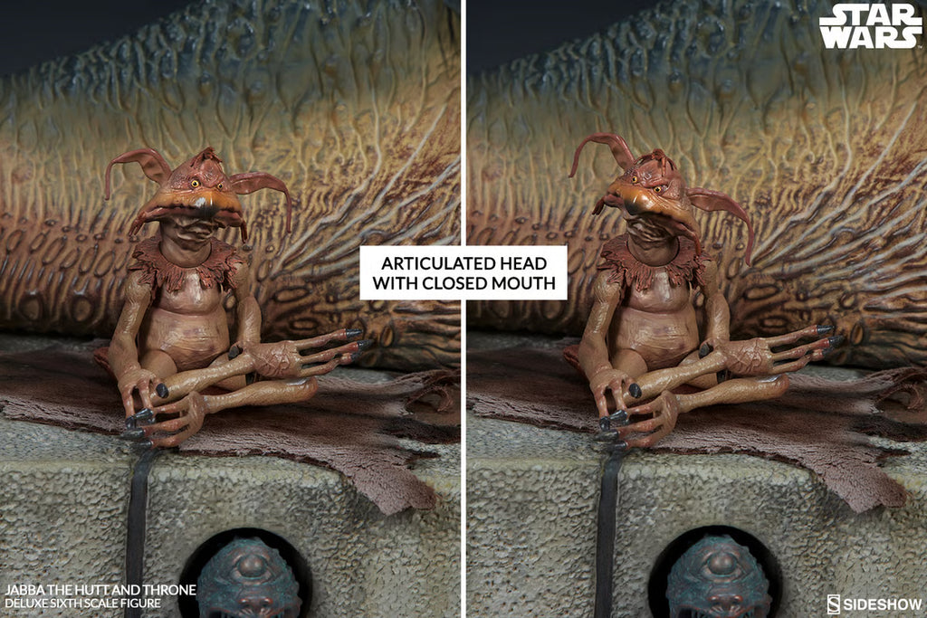 Sideshow 1/6 Jabba the Hutt & Throne Deluxe Figure Set image 5