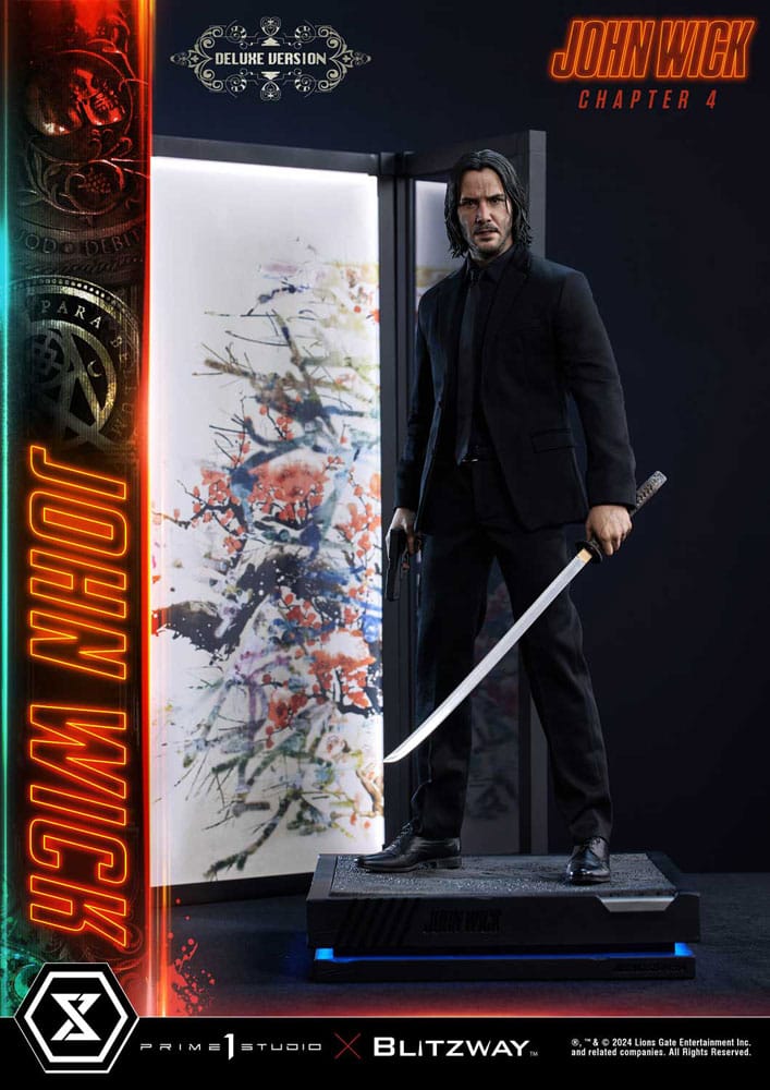 John Wick Chapter 4 Ultimate Premium Masterline Series Statue 1/4 John Wick Delu image 0
