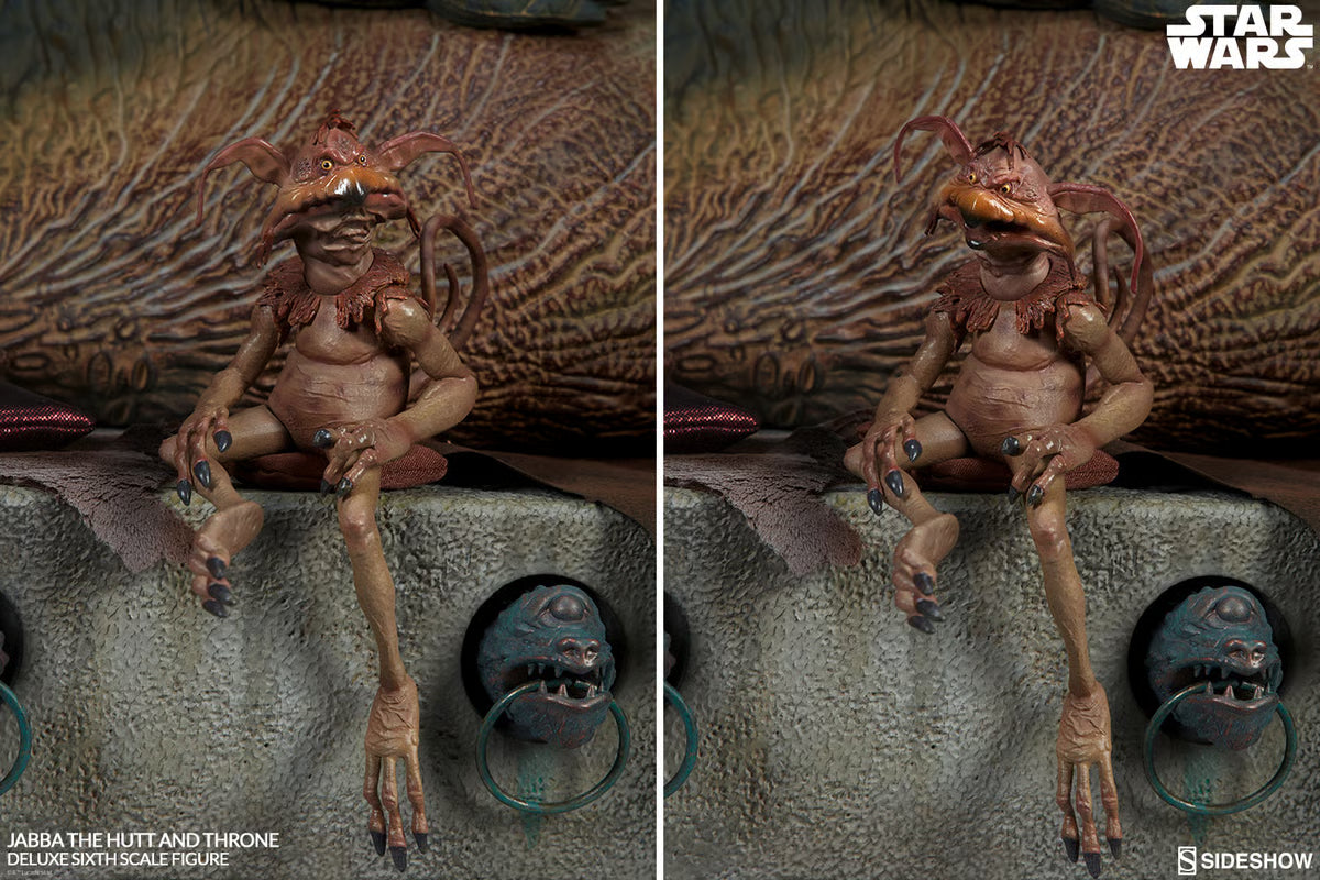 Sideshow 1/6 Jabba the Hutt & Throne Deluxe Figure Set image 9