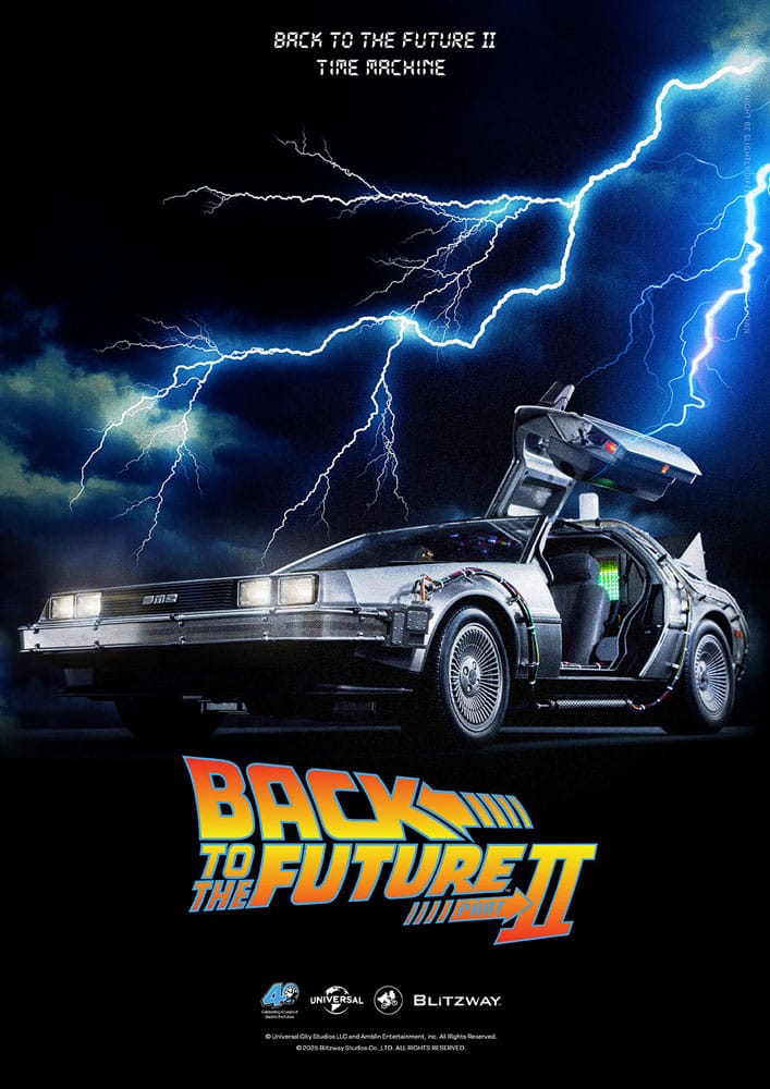 Back to the Future II Premium UMS vehicle 1/6 Time Machine 74 cm image 1