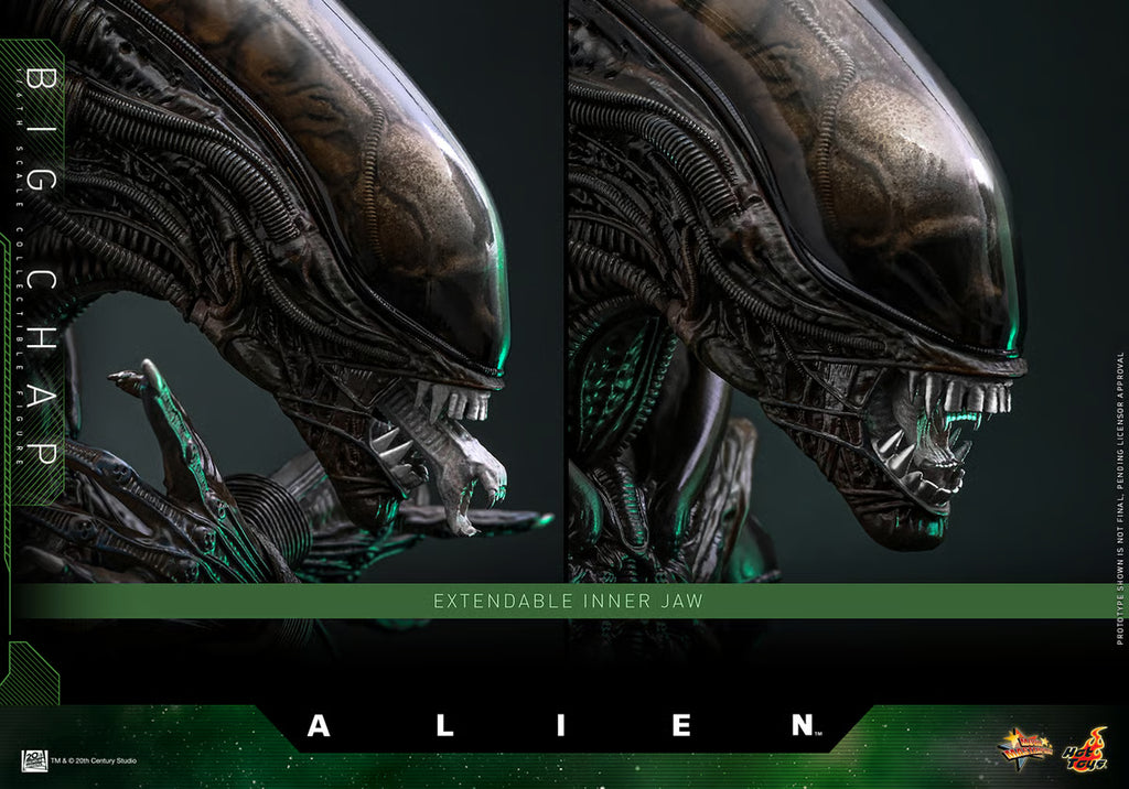 Hot Toys Alien Movie Masterpiece Action Figure 1/6 Big Chap - Alien 36cm