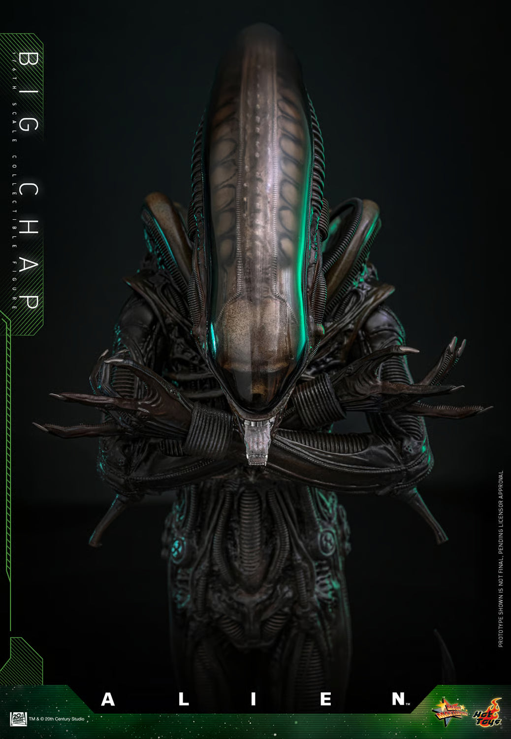 Hot Toys Alien Movie Masterpiece Action Figure 1/6 Big Chap - Alien 36cm