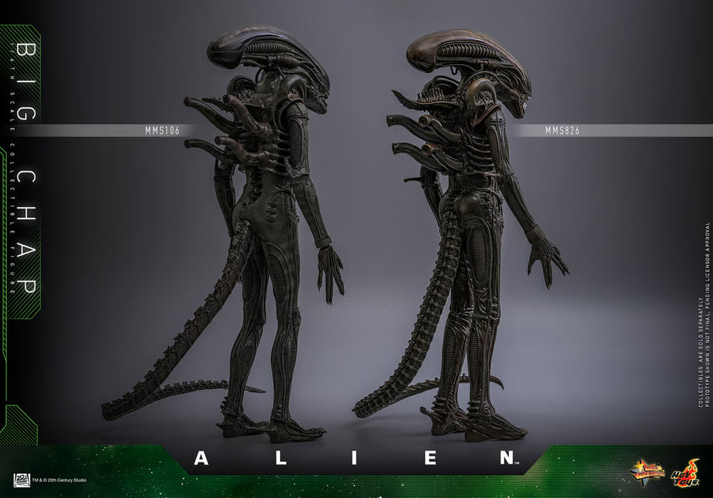 Hot Toys Alien Movie Masterpiece Action Figure 1/6 Big Chap - Alien 36cm