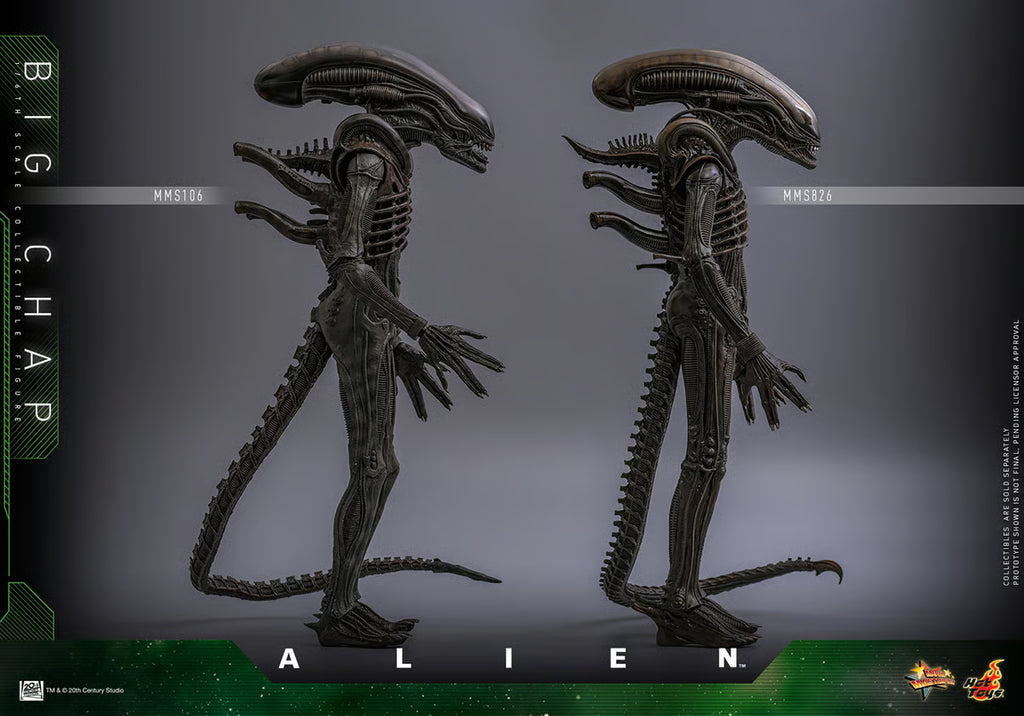 Hot Toys Alien Movie Masterpiece Action Figure 1/6 Big Chap - Alien 36cm