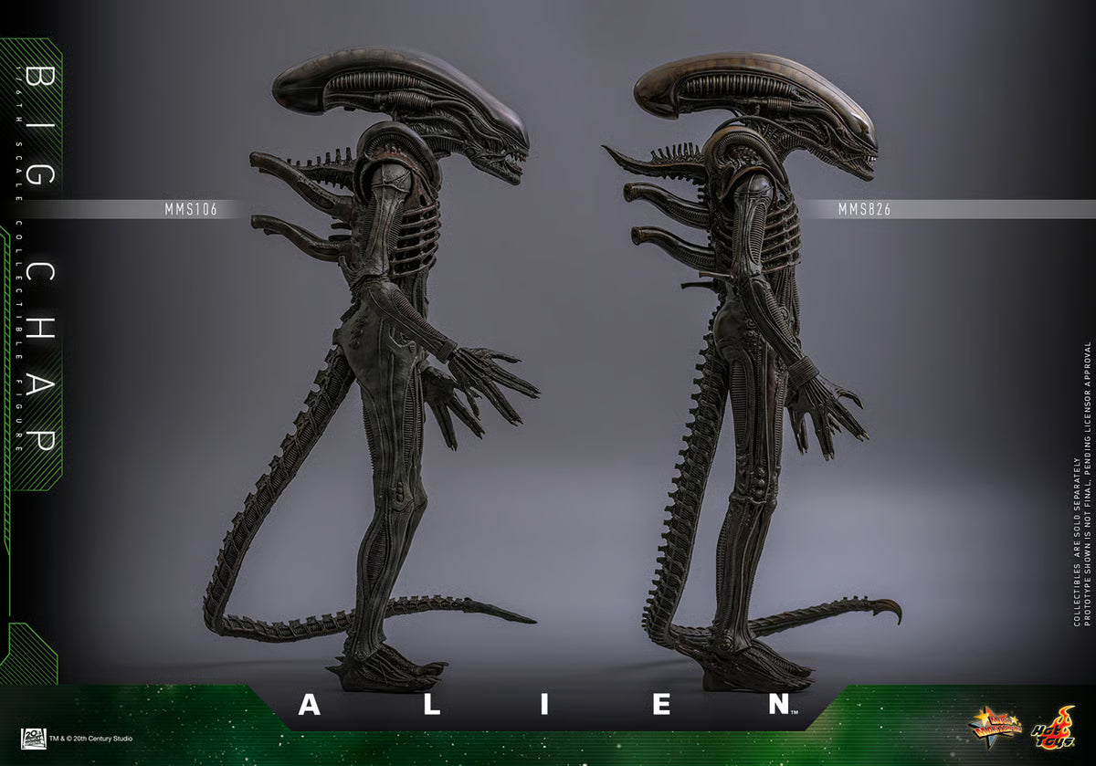 Hot Toys Alien Movie Masterpiece Action Figure 1/6 Big Chap - Alien 36cm