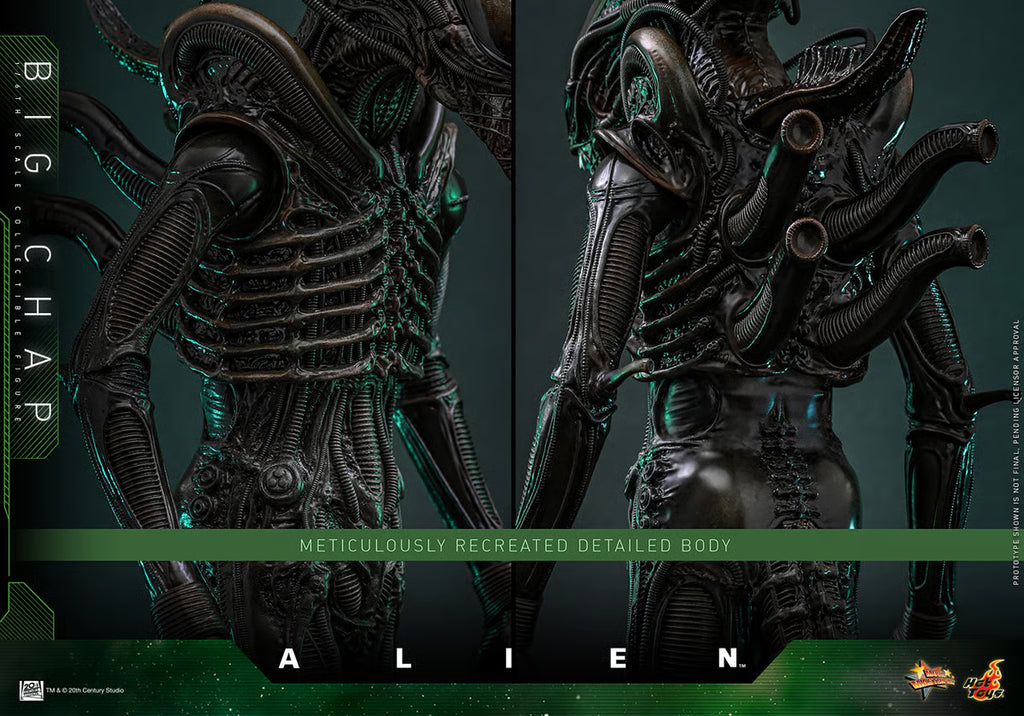 Hot Toys Alien Movie Masterpiece Action Figure 1/6 Big Chap - Alien 36cm
