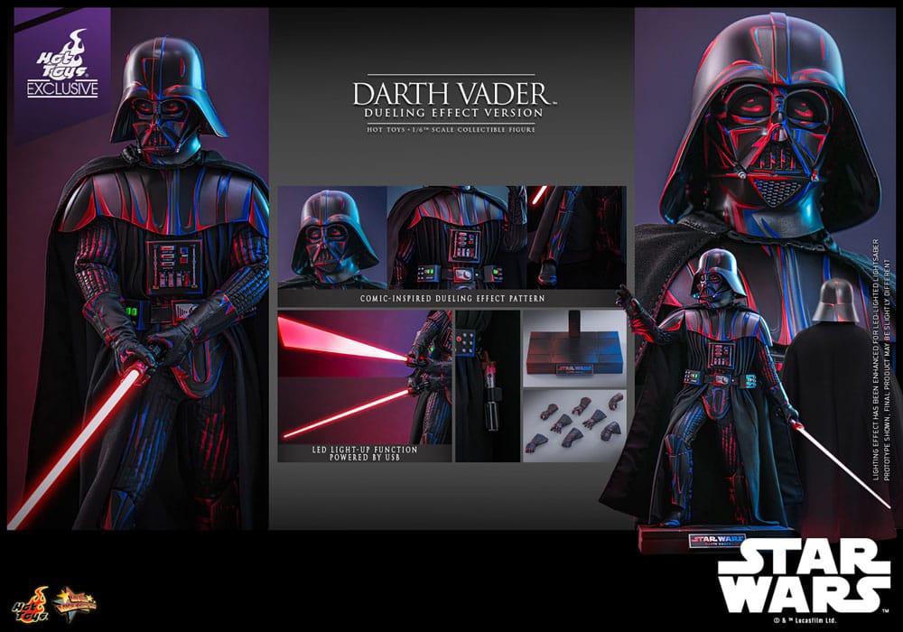 Star Wars Movie Masterpiece Action Figure 1/6 Darth Vader (Dueling Effect Versio image 3