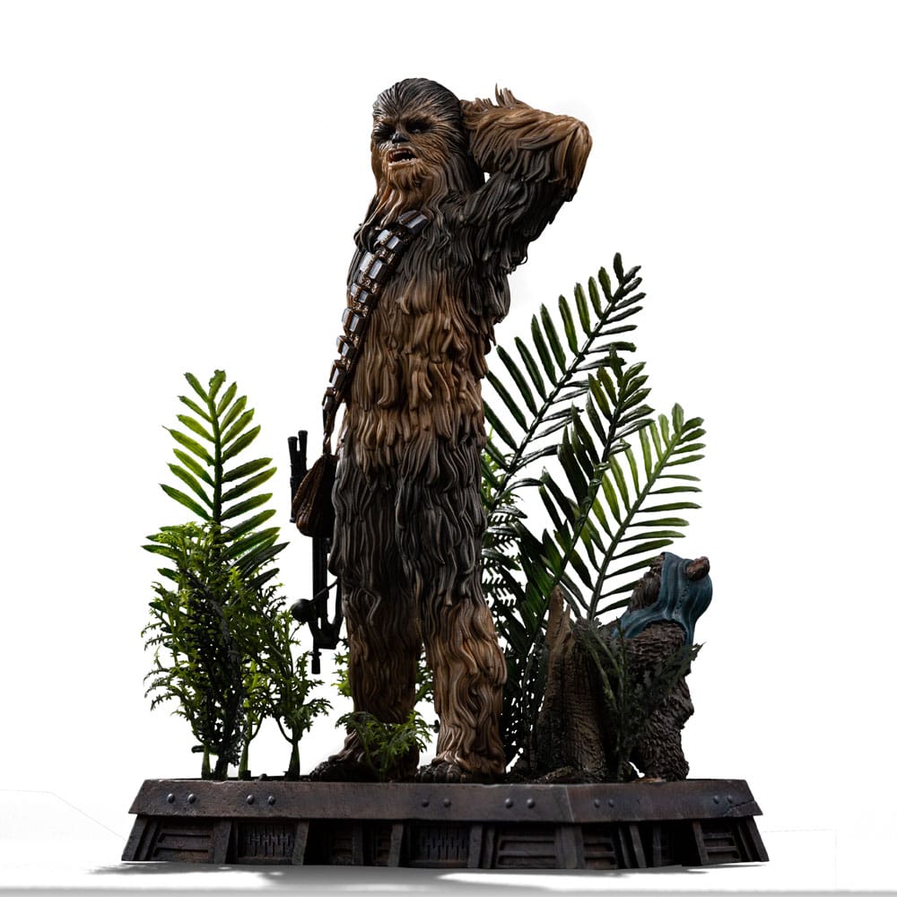 Star Wars Episode VI Art Scale Statue 1/10 Chewbacca and Tokkat 22 cm image 1