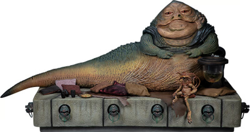 Sideshow 1/6 Jabba the Hutt & Throne Deluxe Figure Set image 0