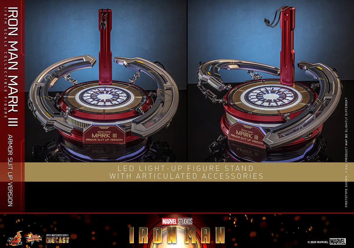 Hot Toys 1/6 Iron Man Mark III - Armor Suit Up Version image 4