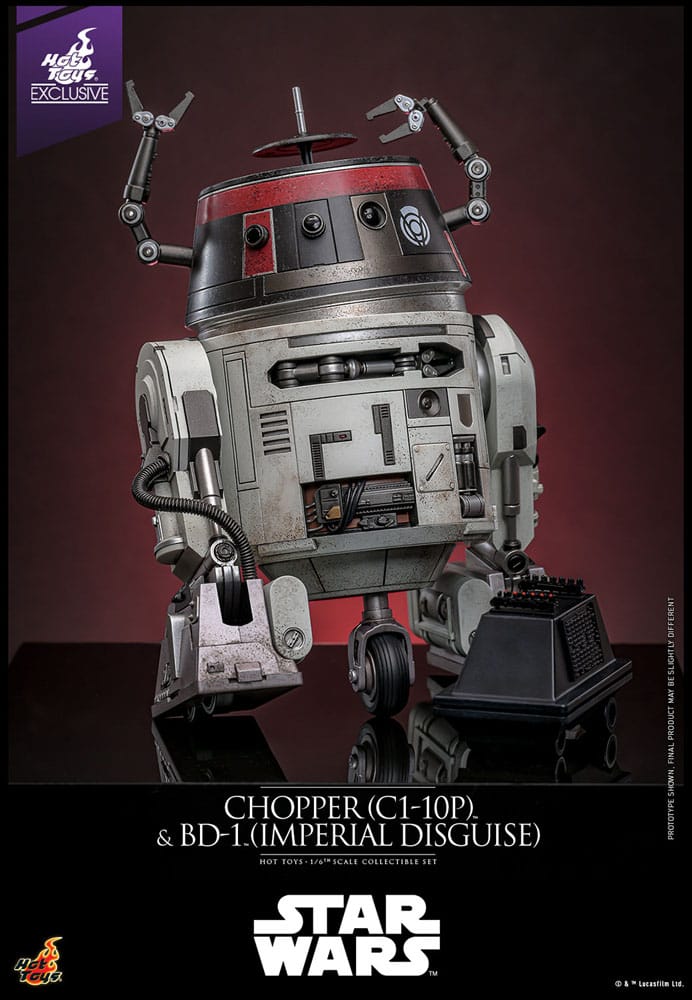 Star Wars Action Figure Set 1/6 Chopper (C1-10P™) & BD-1™ (Imperial Disguise) 18 image 2
