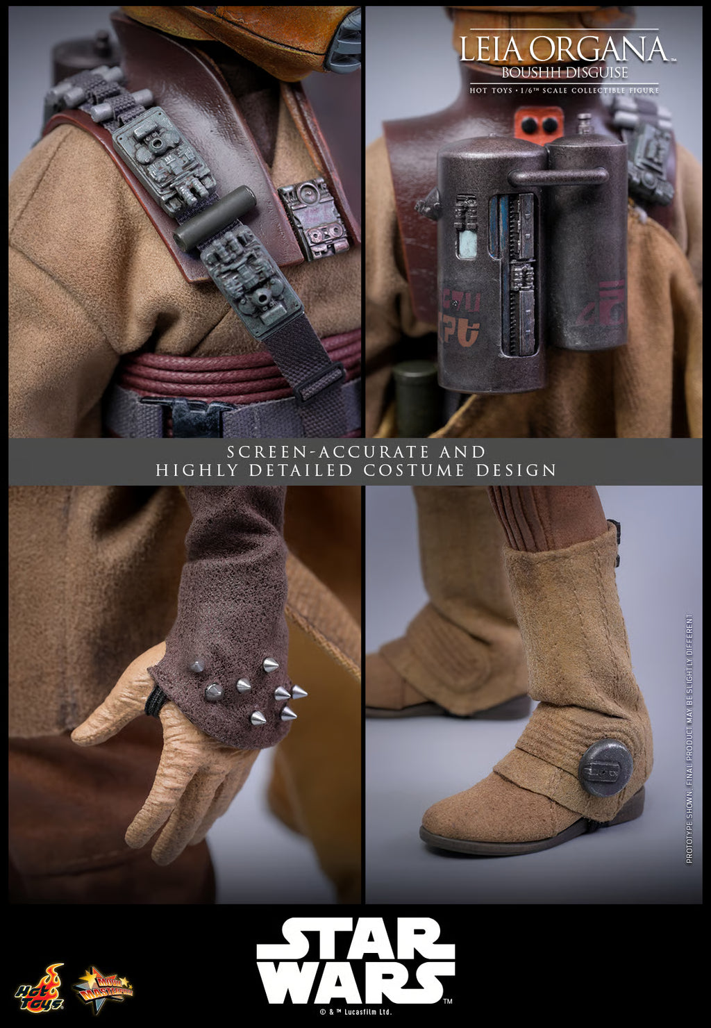 Hot Toys 1/6 Leia Organa (Boushh Disguise) - Return of the Jedi image 3
