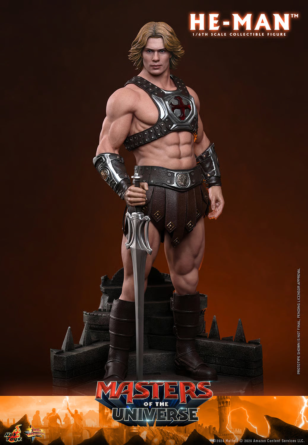 Hot Toys Masters of the Universe Movie Masterpiece Action Figure 1/6 He-Man 31cm