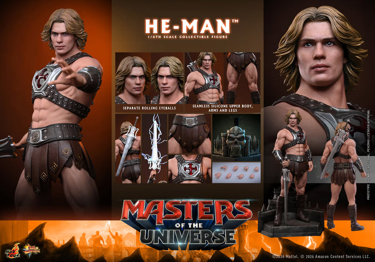 Hot Toys Masters of the Universe Movie Masterpiece Action Figure 1/6 He-Man 31cm