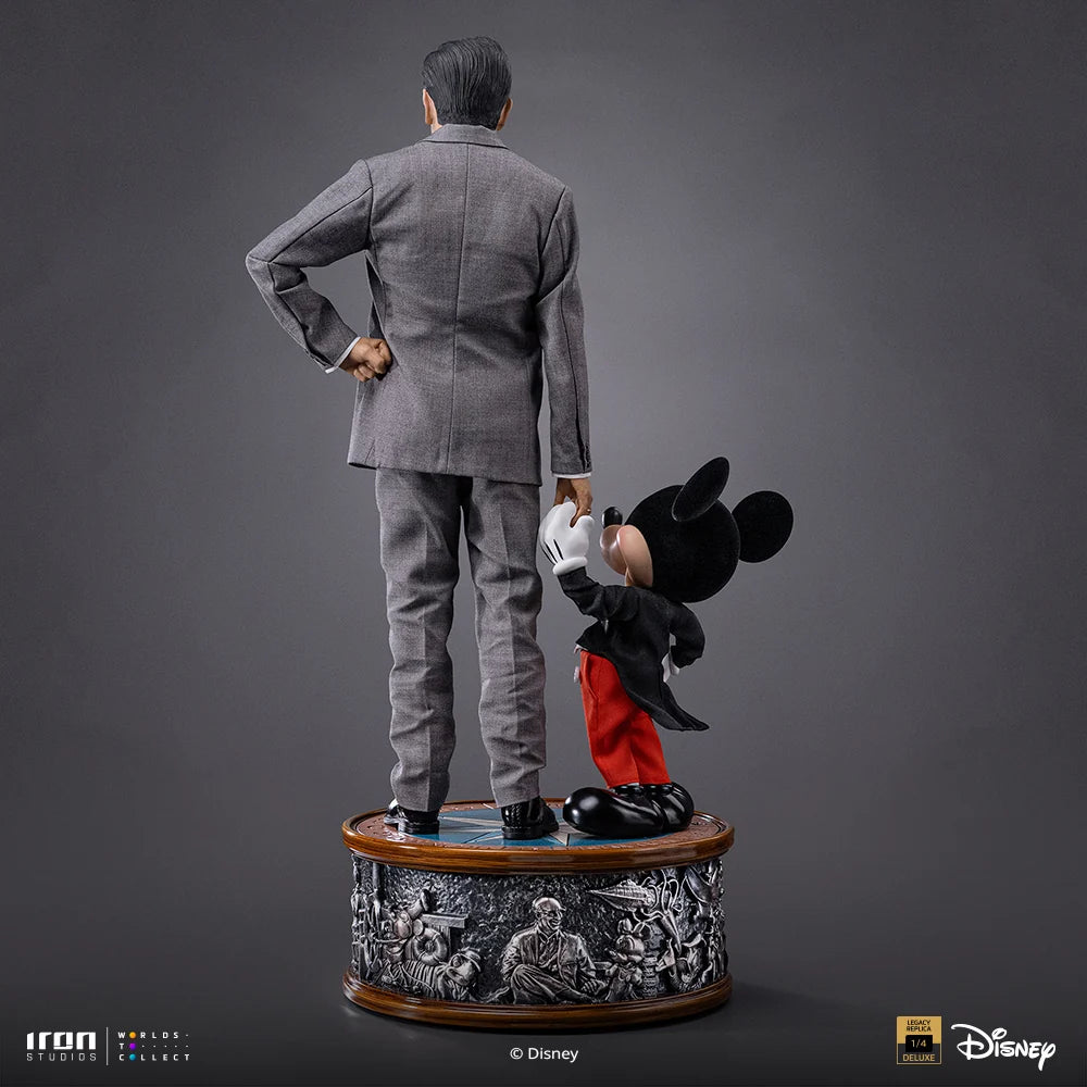 Disney Classics Walt Disney And Mickey Mouse 1/4 Statue