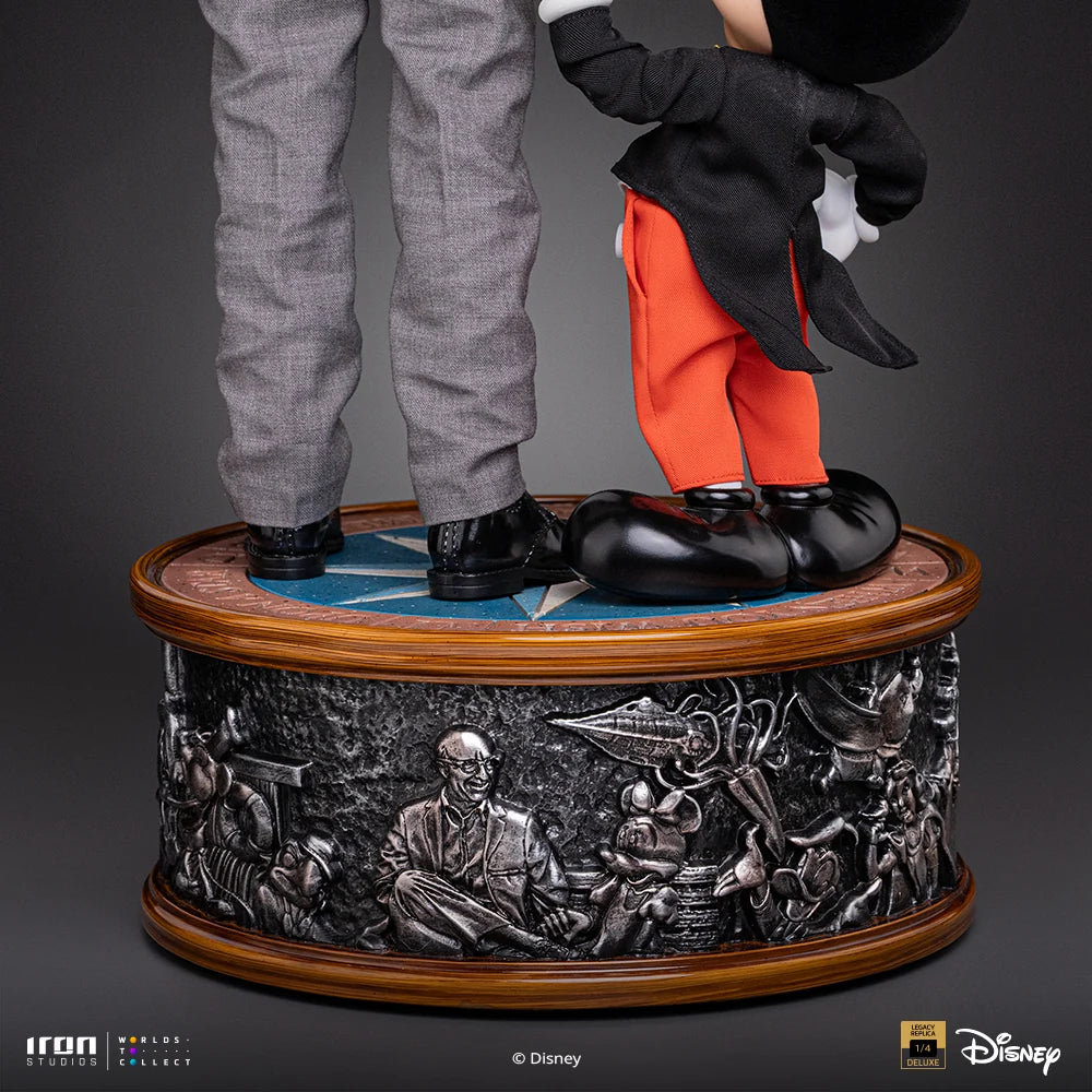 Disney Classics Walt Disney And Mickey Mouse 1/4 Statue